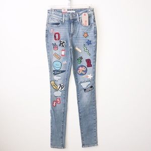 Levi’s patch denim jeans